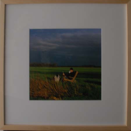 Framed 50cms x 50cms Beechwood 